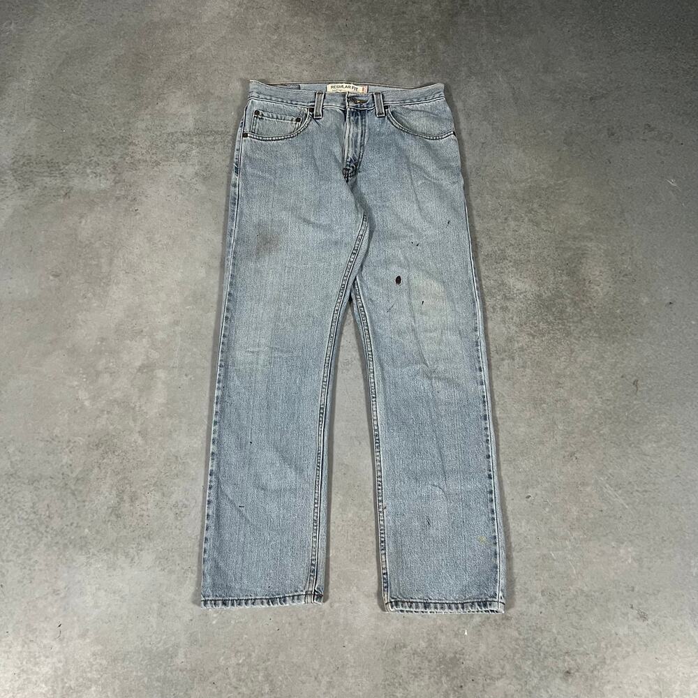 Levi's 505 Regular Fit Straight Leg Jeans Blue Men's 32x32 100% Cotton